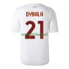 Maillot de Supporter AS Roma Dybala 21 Extérieur 2022-23 Pour Homme